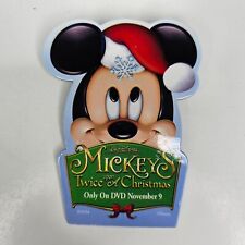Disney Mickey's Twice Upon a Christmas Movie Advertising Vintage Pinback Pin picture