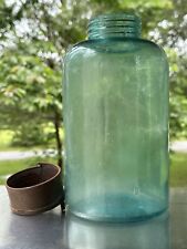 Antique Pre-1900 Fruit Jars Hemingray Cylinder Jar Reproduction Closure Nice picture