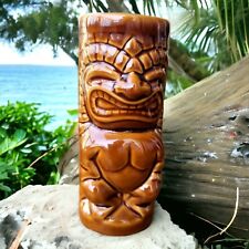 Tiki Ceramic Mug Barware Luau Hawaii Decor Tiki Revival picture
