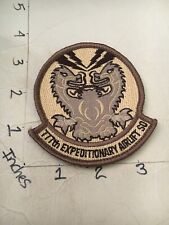 USAF 777th Expeditionary Airlift Squadron desert patch 5/14/24 hook & loop back picture