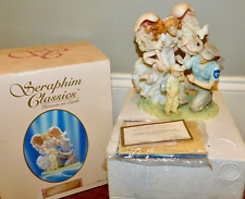 Seraphim Classics Caring Touch Angel with Policeman 2000 Box+COA+Tag 81776 picture