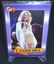 2003 Celebrity Review Rookie Review Faith Hill Country Musician Card #4 picture