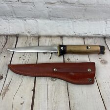 custom 6.5” fixed blade handmade knife ying yang With Sheath picture