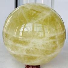 3720g Natural yellow crystal quartz ball crystal ball sphere healing picture