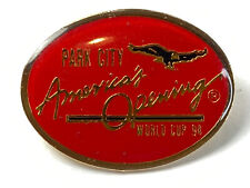 Vintage Alpine Ski World Cup Ski Park City Utah 1994 Eagle Pin Hat Pin Lapel Pin picture