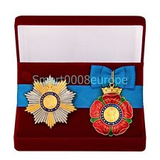Badge and star of the Order of the Indian Empire in a gift box. Repro picture