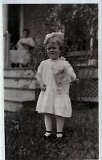 Little Cute Baby Girl In White Priscilla Warren Vintage Real Photo RPPC PostCard picture