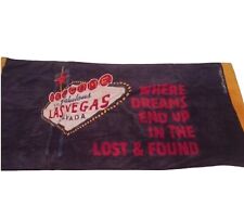 Vintage Welcome to Fabulous Las Vegas Beach Towel picture