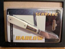 SCHRADE  Barlow 2 Blade White Pocket Knife Model 278CP picture