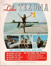 Lake Texhoma Official Guide Book 1960s Water Sports Boating Fishing Oklahoma Tex picture