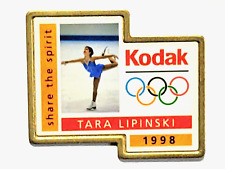 2002 Salt Lake City SLC Olympics Kodak Share Spirit 1998 Tara Lipinski Lapel Pin picture