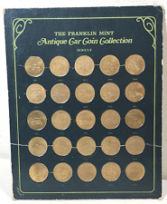 1901-1925 Franklin Mint Antique Car Collection Tokens / Medals Vintage picture
