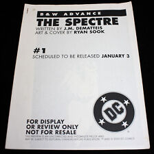 The Spectre #1 DC Preview Packet (FN) Ryan Sook Art - 1978 picture