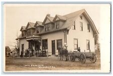 c1910's Hotel Brown Deer Horse Wagon Milwaukee Wisconsin WI RPPC Photo Postcard picture