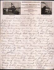 1909 Kennewick Wa - Columbia Steamboat Co - Rare Letter Head Bill picture