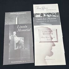 Vintage 1960's Travel Brochures Lot Department Of Interior Washington DC Sights picture