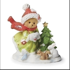 Cherished Teddies Emma Annual Santa Bear Figure New Dated 2024 137976 Christmas picture