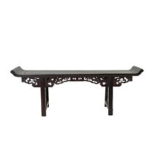 Chinese Rosewood Handmade Miniature Altar Table Display Decor Art ws2903 picture