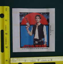 Star Wars Sugar-Free Bubble Gum wrapper #19 of 56 Han Solo 1977-78 picture