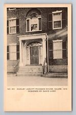 Salem MA-Massachusetts, Dudley Leavitt Pickman House Vintage Postcard picture