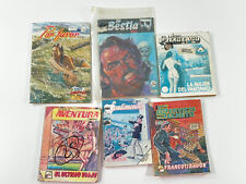 vtg 1980s Mexican Mini Comic Book LOT (x6) Horror Pin-up adventure stag army picture