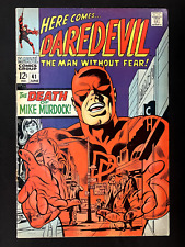 Daredevil #41 (1st Series) Marvel Comics Jun 1968 Death of Mike Murdock picture