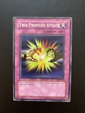 Yu-Gi-Oh Two-Pronged Attack Lob-061 Rare Near Mint picture