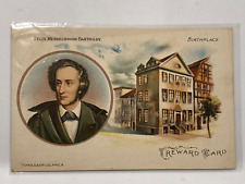 Felix Mendelssohn (1809-1847)  GERMAN COMPOSER MUSIC REWARD CARD (c.1930s) picture