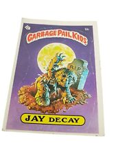 VTG 1985 Jay Decay # 5b Topps Garbage Pail kids GPK series 1 sticker card HN picture