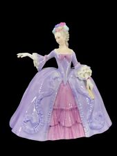 Vintage 1980 Franklin Porcelain Hand Painted Figurine Marianne The Minuet VG+ picture