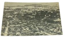 Antique early Birds Eye View Of Honolulu HAWAII real picture postcard  RPPC picture
