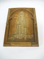 Art Deco Composition CATHEDRAL OF LEARNING WALL PLAQUE-UNIVERSITY OF PITTSBURGH picture
