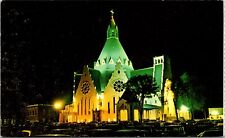 Postcard  The Basilica Illuminated Canada [df] picture