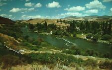 Vintage Postcard Link River Klamath Falls Shortest River Oregon OR picture