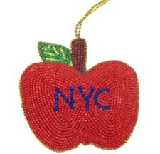 SUDHA PENNATHUR NYC Ornament Beaded Apple picture