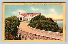 Newport RI-Rhode Island, Beacon Rock, Marion Eppley Home Vintage Postcard picture