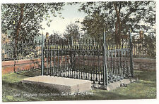 Brigham Young's Grave, Salt Lake City, Utah, Unused Vintage c1910s Postcard picture