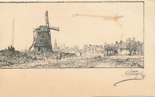 Alphonse STENGELIN (1852-1938), painter signature autograph lithograph picture