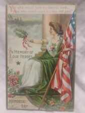 Postcard In Memory Of Our Heroes Memorial Day 1909 Chapman picture