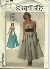 S 7372 sewing pattern Gunne Sax GOWN fabulous DRESS prom party sew size 14 UNCUT picture