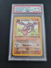 Pokemon Card - Aerodactyl 1st Edition Holo Rare Prerelease Fossil WOTC - PSA 8 picture