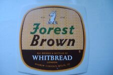 MINT WHITBREAD LONDON FOREST BROWN 9 2/3 fl oz BREWERY BEER BOTTLE LABEL picture