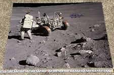 Charlie Duke hand signed Apollo 16 16x20 color photo NASA MOONWALKER picture