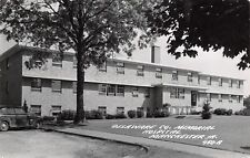 Manchester Iowa~Delaware Memorial Hospital~1940s Automobile RPPC Postcard picture