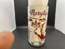 Vintage Maryland Song Souvenir Travel Glass • The Old Line State picture