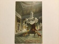 Vtg Postcard Throne Room Buckingham Palace, England A8 picture