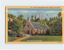 Postcard Wee Kirk o the Heather Forest Lawn Memorial Park Glendale CA USA picture