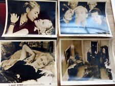 1932 movie Silent Witness, 4 x FOH publicity photos, Greta Nissen, Lionel Atwill picture
