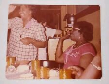 Vintage 1970s Found Photograph Photo African American Women Laughing Happy Joy picture