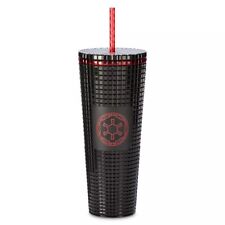 NEW Disney Star Wars Galactic Empire Starbucks Tumbler with Straw Black 24 Oz picture